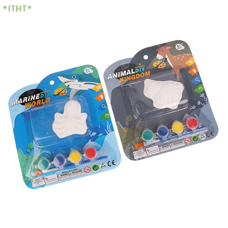 Đồ Chơi Búp Bê Khủng Long Tự Tô Màu Diy Cho Bé Mới