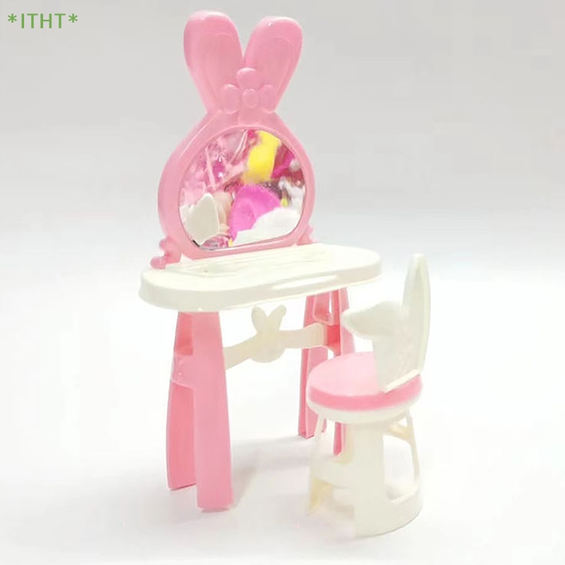 1 Bộ Nội Thất Bằng Nhựa Tỉ Lệ 1: 12 Dùng Trang Trí Nhà Búp Bê Mới