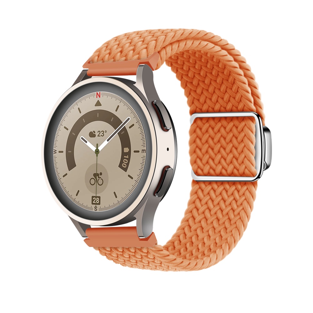 Dây Đeo Nylon 20mm 22mm Cho Đồng Hồ Thông Minh Samsung Galaxy Watch 4 3 6 5 Pro Classic Active 2 Huawei 4 GT 2 3
