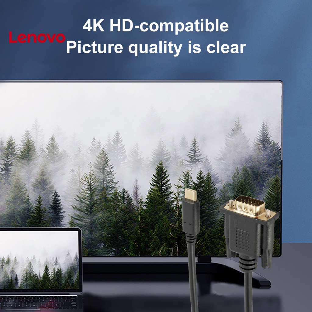 Cáp Chuyển Đổi USB31 Type-C Sang VGA 1080P Hình Hoa Hướng Dương Cho Màn Hình