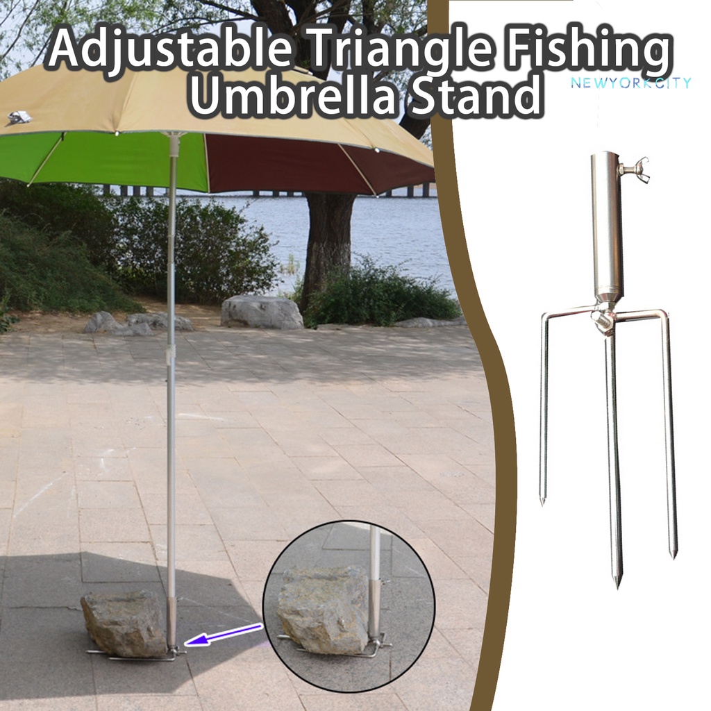 Giá Đỡ Dù Câu Cá Bằng Thép Không Gỉ Chống Gió