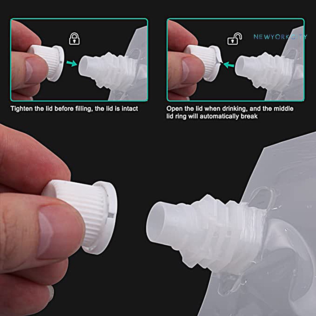 Ny-1 Túi Đựng Thức Ăn Cho Thú Cưng Trong Suốt Dung Tích 350ML / 500ML / 200ML / 100ML / 1000ML