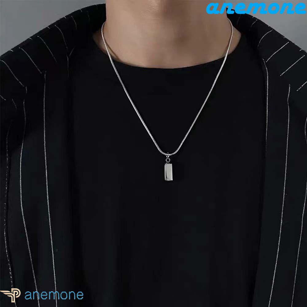 ANEMONE Vòng cổ Xương Rắn Đơn Giản Sáng Tạo Phong Cách Hàn Quốc Cho Nam Nữ