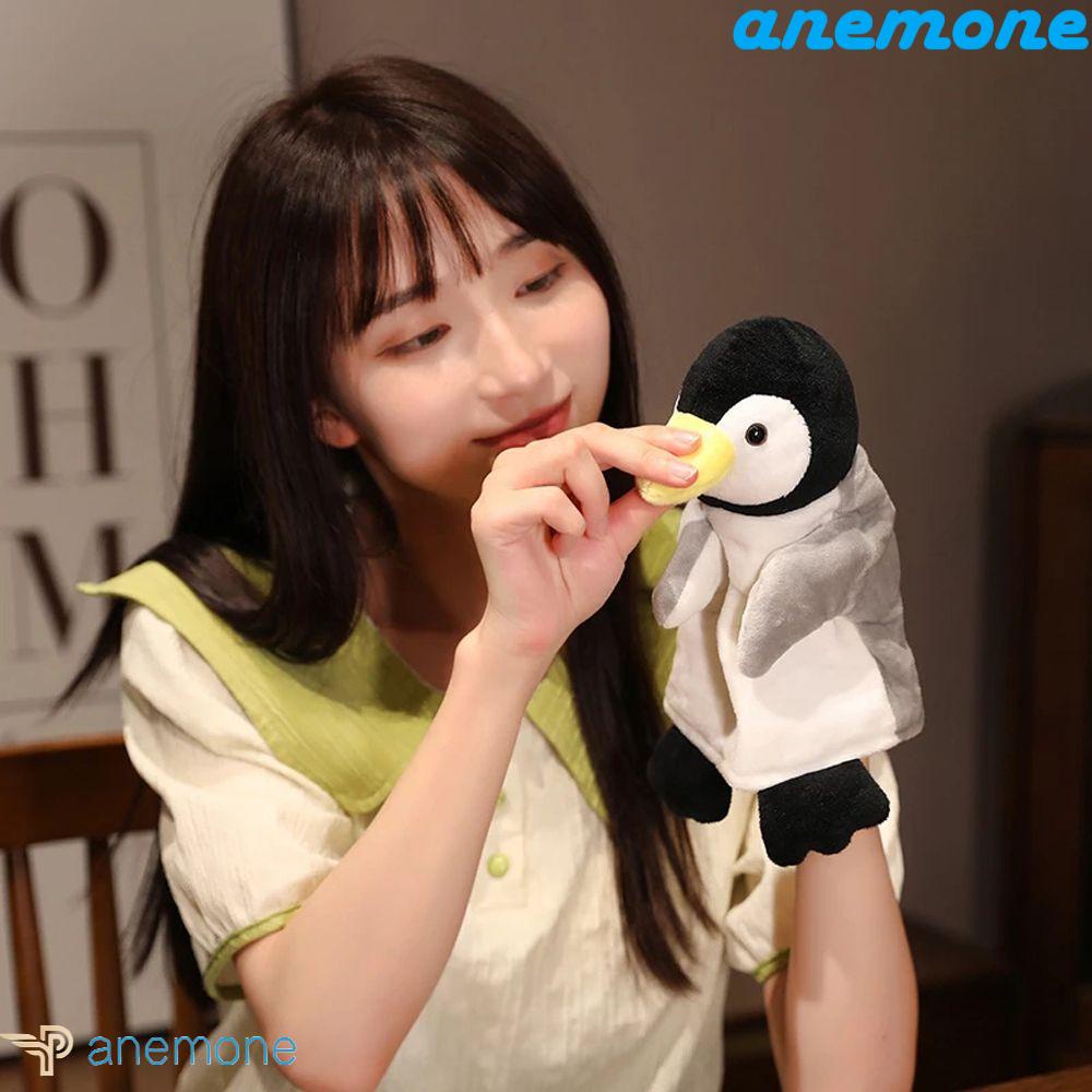 ANEMONE Con Rối Bông Đeo Tay Hình Chim Cánh Cụt Dễ Thương