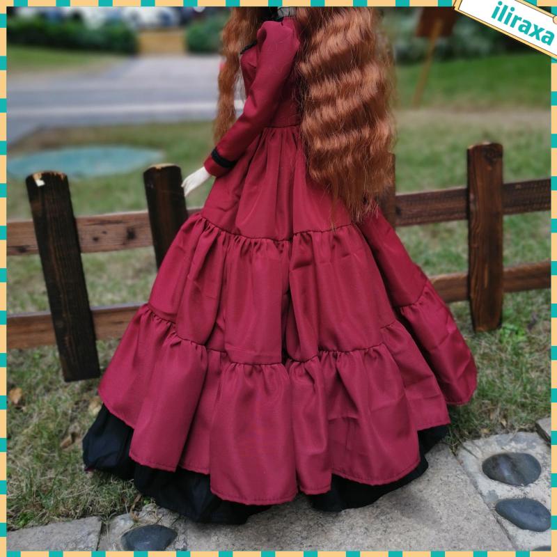 Đầm cho 1/3 Búp bê BJD Bi nối búp bê Kiểu dáng cổ điển 24inch 60cm Bé gái búp bê