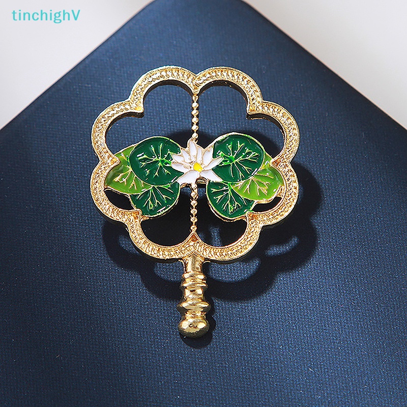 [TinchighV] Ghim Cài Áo Hình Quạt Futon Khoét Rỗng Thời Trang Dự Tiệc Cho Nữ [Mới]