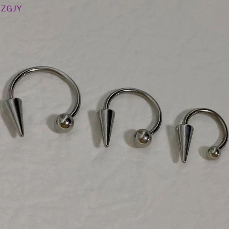1 Khuyên Xỏ Cơ Thể Bằng Thép Không Gỉ Phong Cách Gothic Thời Trang Mới