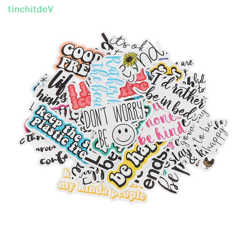 [TinchitdeV] 50 Miếng Dán Câu Trích Dẫn Tiếng Anh Cho Laptop Máy Tính