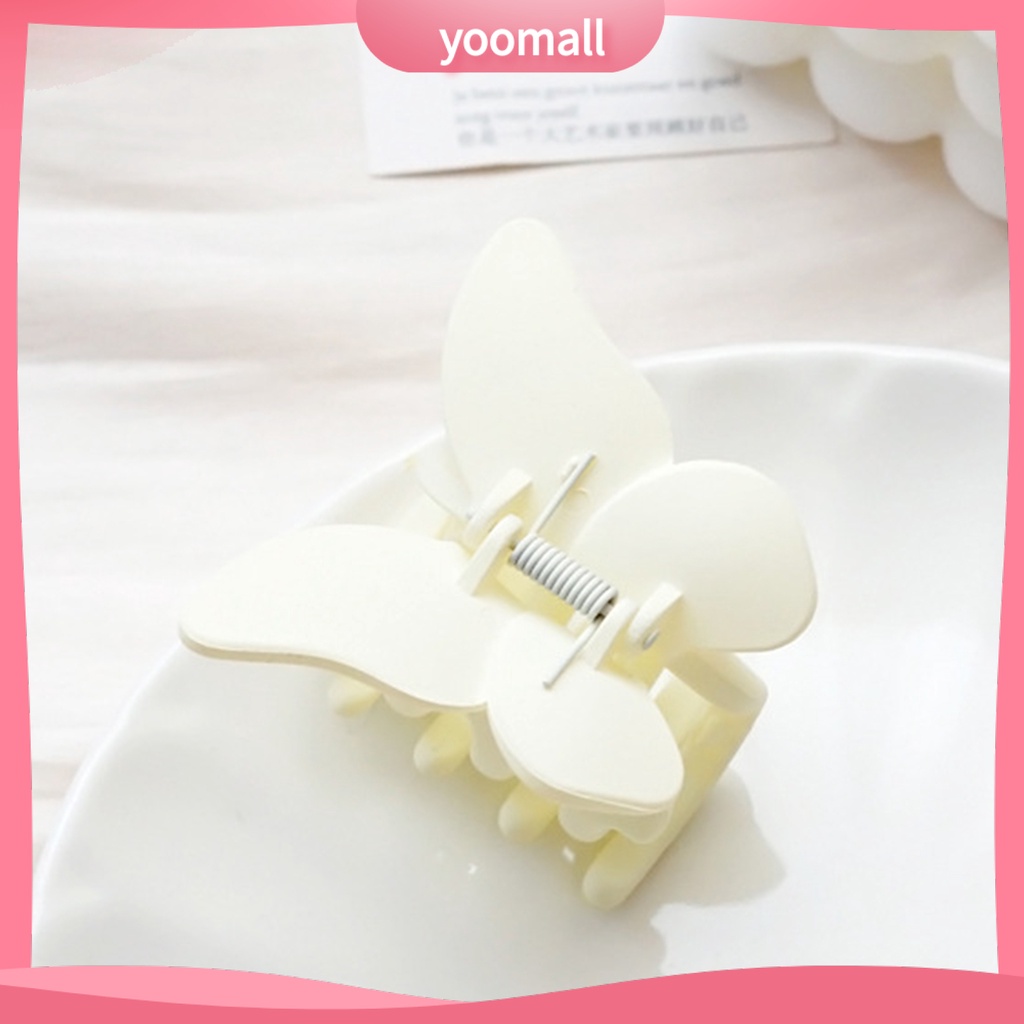 Kẹp Tóc Màu Trơn Chống Trượt Kiểu Dáng Đơn Giản Cho Nữ