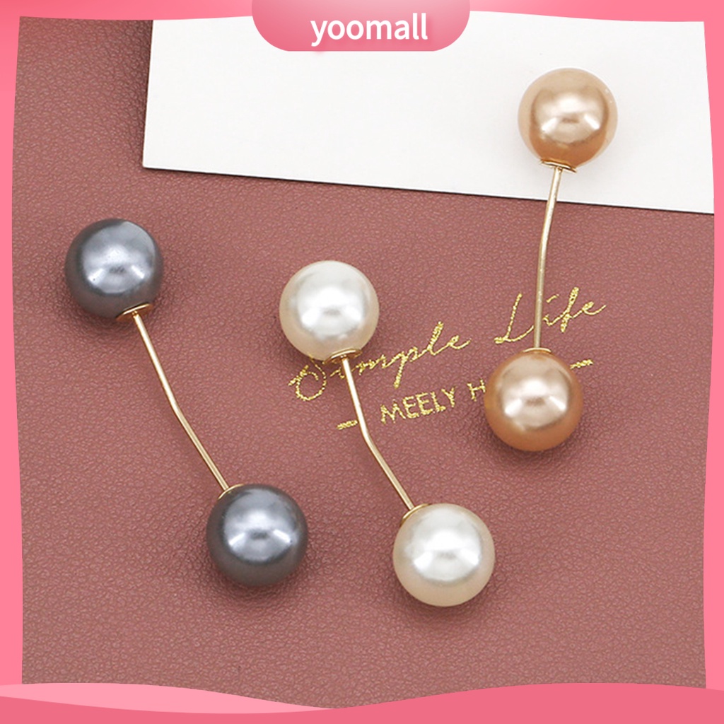 [YM] Trâm Cài Áo Cố Định Quần Áo Đính Ngọc Trai Nhân Tạo Duyên Dáng Đơn Giản Cổ Điển