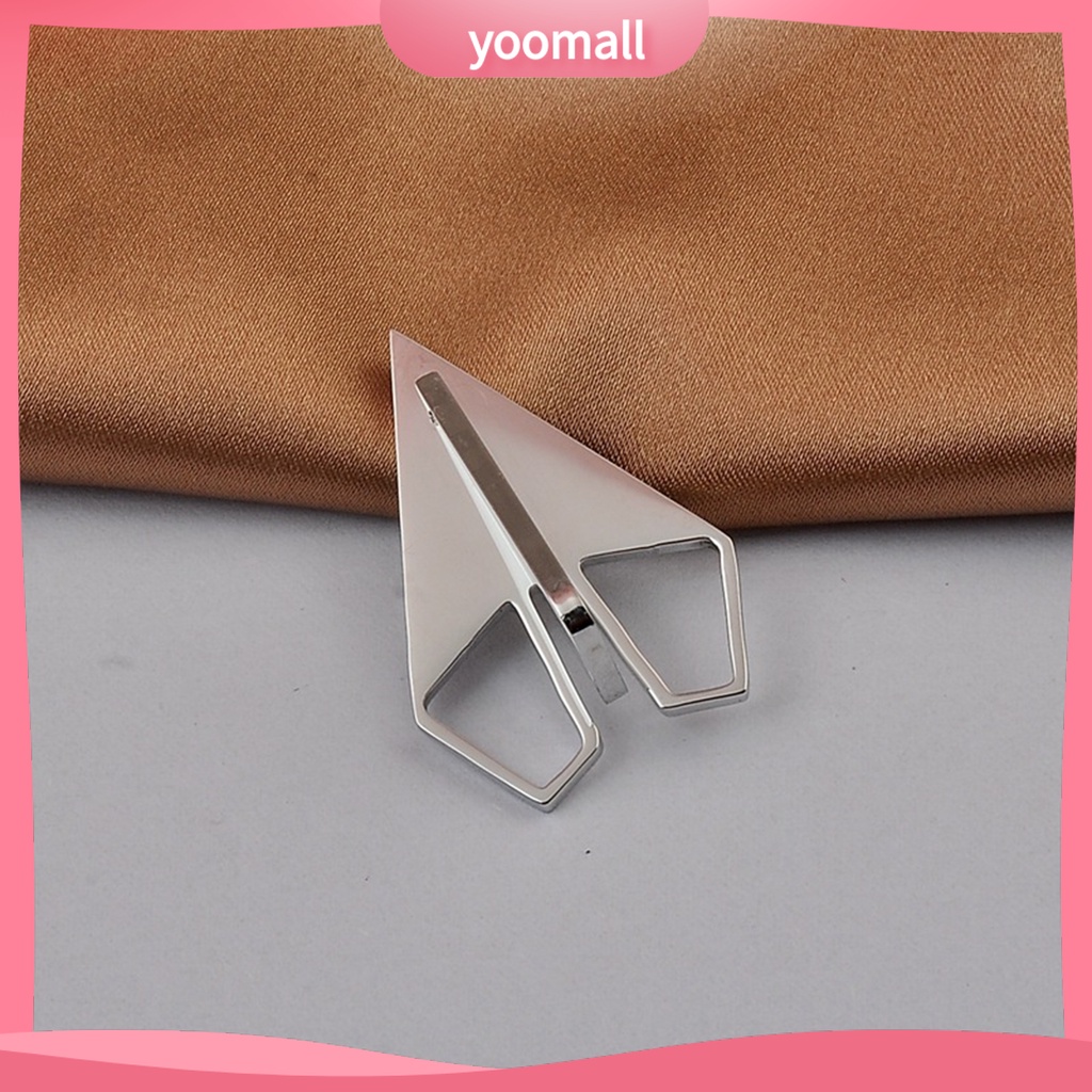 Ghim Cài Áo Bằng Thép Không Gỉ Mạ Điện Hình Máy Bay Nhỏ Đơn Giản Sang Trọng Cổ Điển Dành Cho Nam Nữ