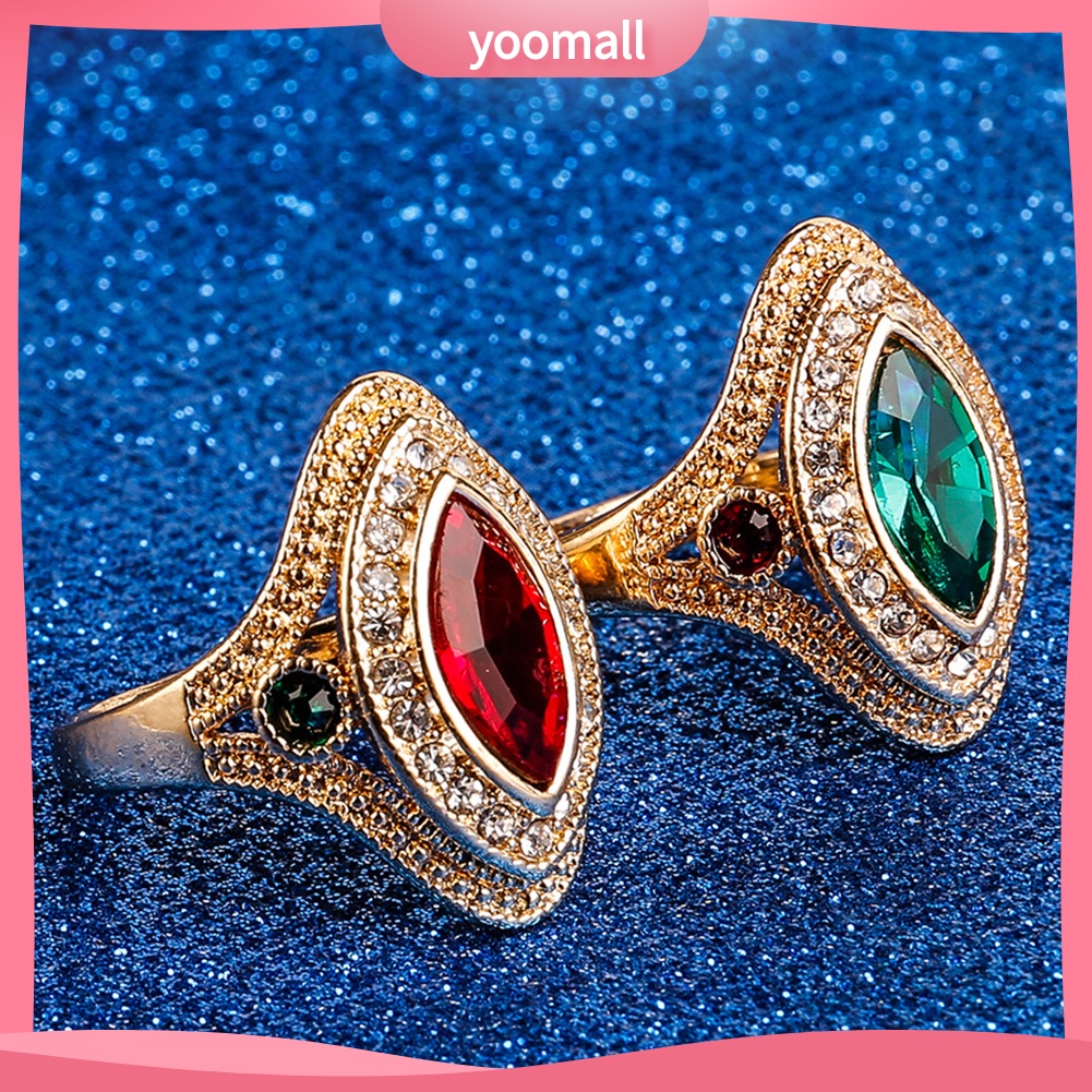 Nhẫn Đính Kim Cương Giả Phong Cách Vintage Kích Cỡ 7-10