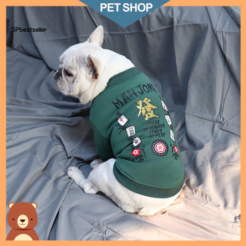 Áo In Chữ Thời Trang Xinh Xắn Cho Thú Cưng