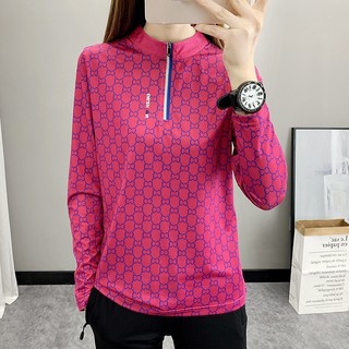 Áo khoác thể thao cổ đứng mau khô thoáng khí thời trang xuân thu cho nữ