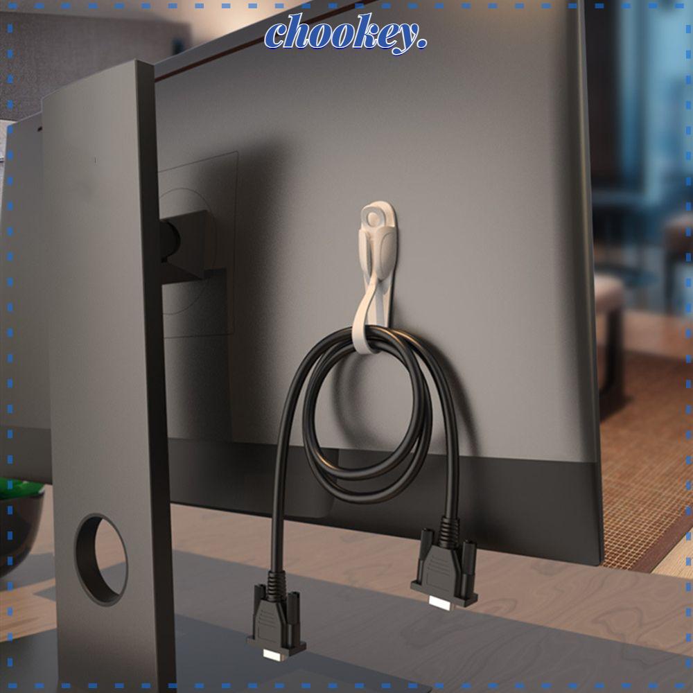 CHOOKEY Giá Đỡ Cuộn Dây Điện Tự Dính Thông Dụng Sắp Xếp Gọn Gàng Cho Nhà Bếp