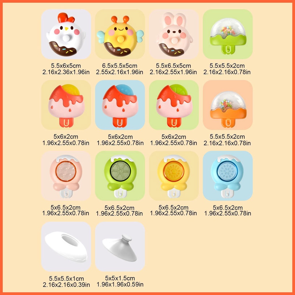 Set 3 Con Quay Đồ Chơi Fidget Spinner BằNg NhựA, GiúP GiảM Stress Cho Bé
