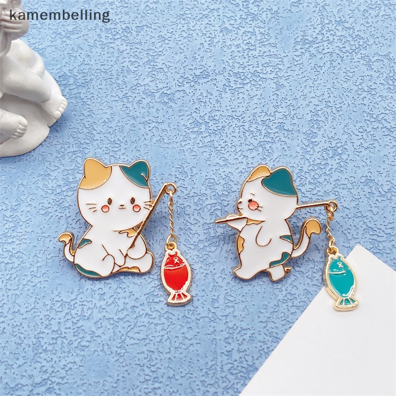 Trâm Cài Áo Hình Mèo Dễ Thương Sáng Tạo