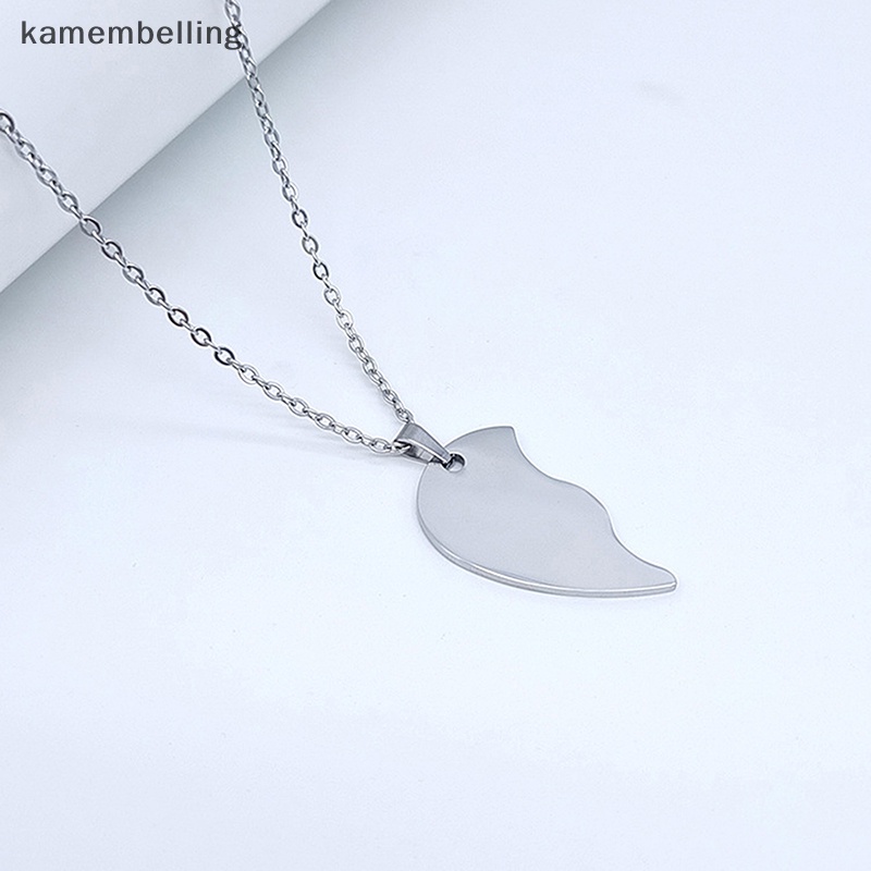 Vòng cổ Mặt Mảnh Ghép Trái Tim kamembelling Sáng Tạo Thời Trang Cho Cặp Đôi