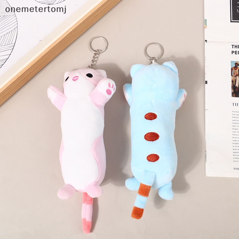 Móc Khóa Hình Mèo Nhồi Bông Mềm Mại Đáng Yêu