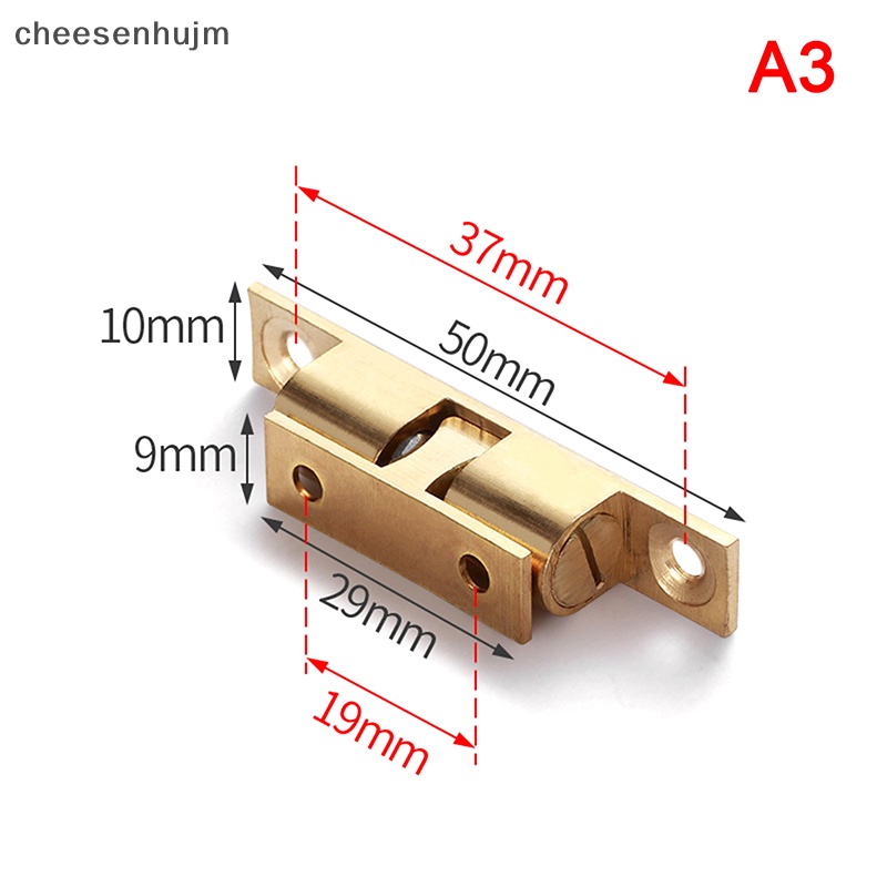 1 Chốt Cửa Lò Xo Bằng Đồng Thau Kích Thước 42 / 50 / 60 / 70mm Chất Lượng Cao