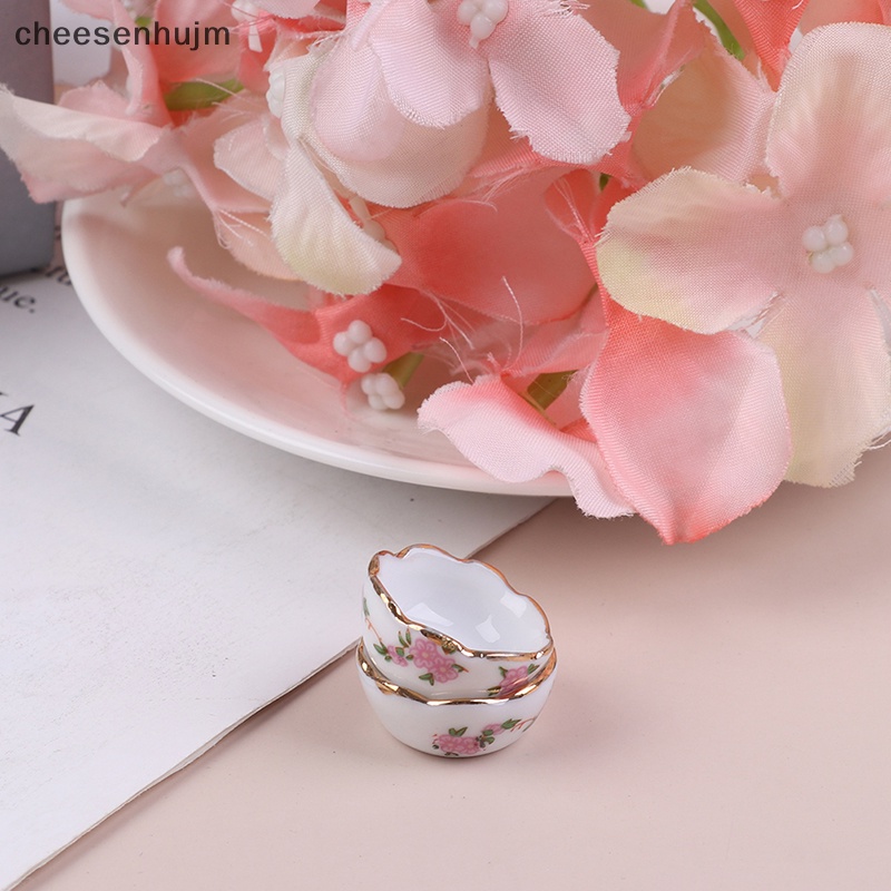 Mô Hình Đĩa Tráng Miệng Mini Tỉ Lệ 1: 12 Dùng Để Trang Trí Nhà Búp Bê