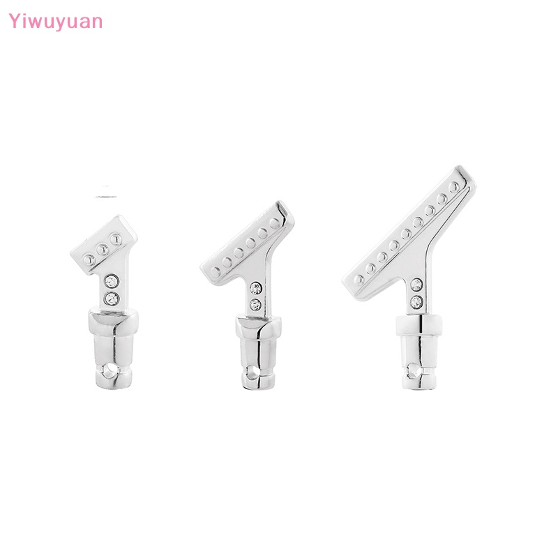 < Yiwuyuan > Phụ Kiện Bút Paing Kim Cương 45° Set 6 Bút Trang Trí Móng Tay Nghệ Thuật Bằng Thép Không Gỉ Tiện Dụng Mới