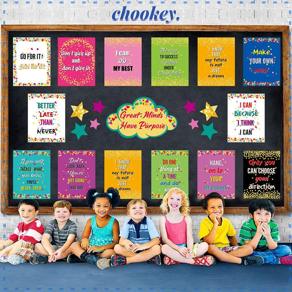 CHOOKEY Sticker Áp Phích Dán Tường Trang Trí Phòng Cho Bé