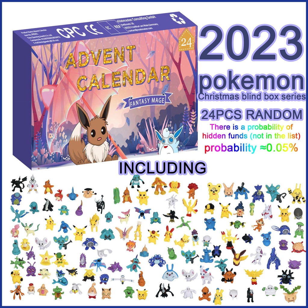 Set 24 Mô Hình Nhân Vật Pokemon mini 2023