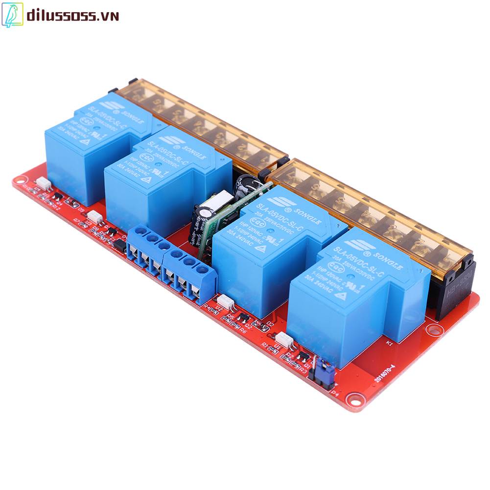 Mô-đun Rơ Le Điều Khiển Mức Độ Cao 2 / 4 Kênh DC 5V