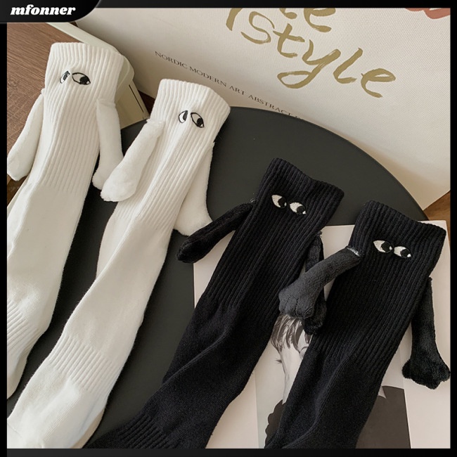 Tất Cotton Có Nam Châm In Hình Búp Bê 3D Sáng Tạo Vui Nhộn