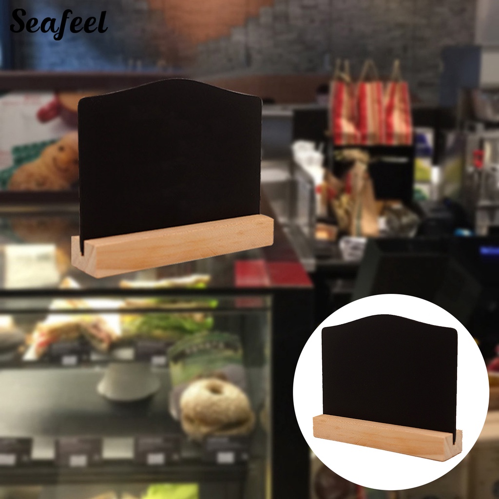 Set 6 Bảng Ghi Chú Hai Mặt Có Thể Xóa Được Tiện Dụng Cho Quán Cà Phê / Cửa Hàng