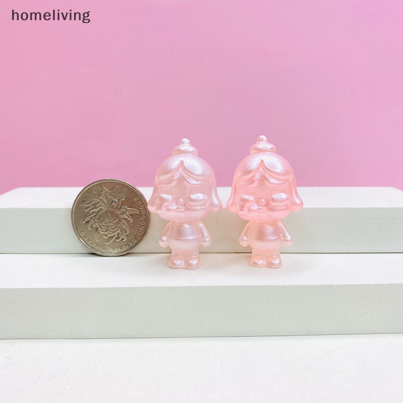 Set 2 Móc Khóa Búp Bê 3D Bằng Gỗ Phát Sáng Nhiều Màu Sắc DIY