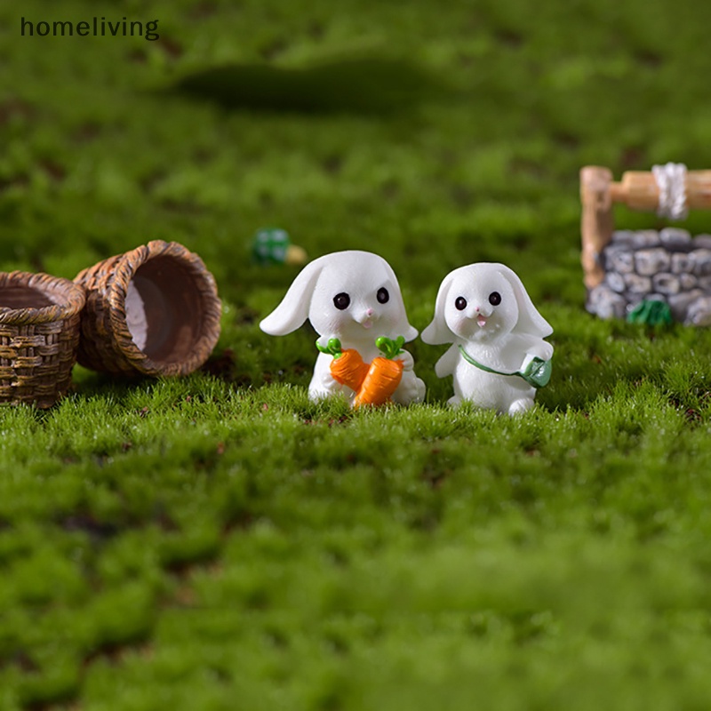 Mô Hình Chú Thỏ Đáng Yêu Trang Trí Tiểu Cảnh