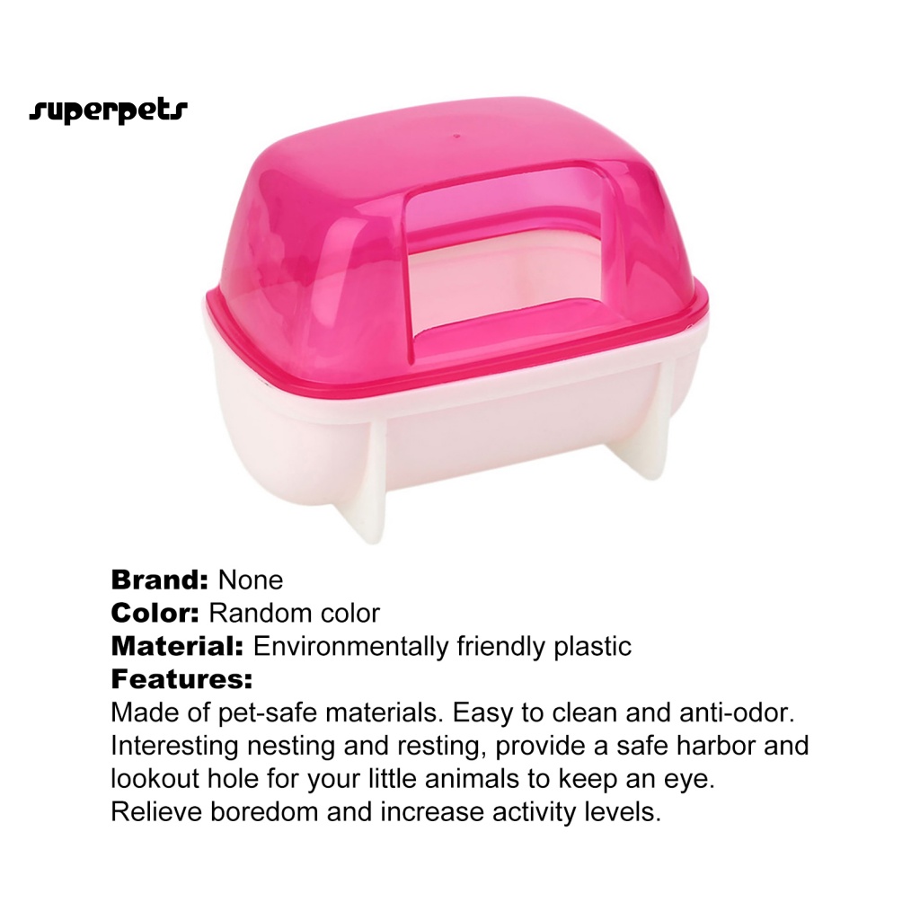 Bồn Tắm Bằng Nhựa Chống Nước Cho Chuột Hamster