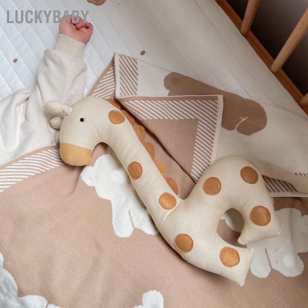 Thú bông vải organic Cho Bé - Đồ Chơi Nhồi Bông Vải Hoạt Hình hươu con gà vịt Dễ Thương Cho trẻ em - LUCKYBABY