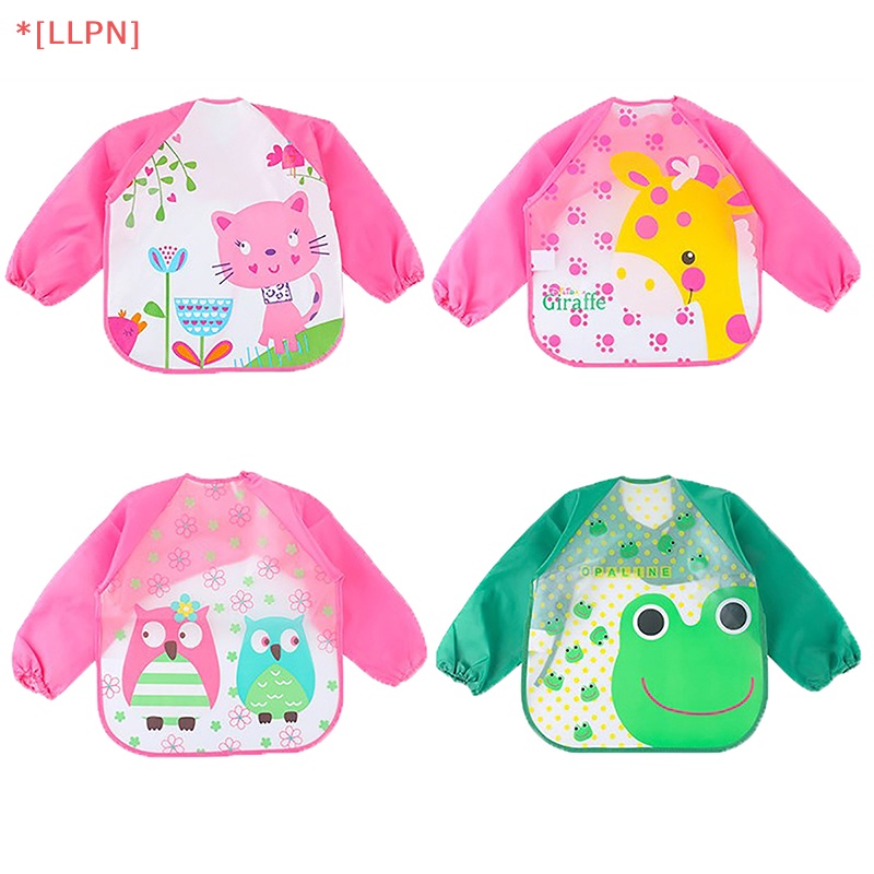 Yếm Ăn Chống Thấm Nước In Họa Tiết Dễ Thương Cho Bé