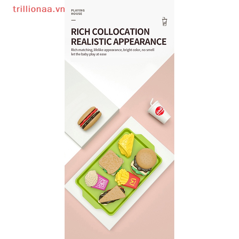 Bộ Đồ Chơi Cắt Bánh Sandwich Khoai Tây Chiên DIY Cho Bé