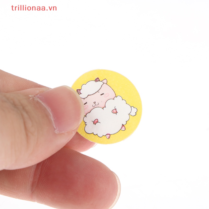 Hộp 120 Băng Cá Nhân Tròn Thoáng Khí Chống Thấm Nước Cho Bé