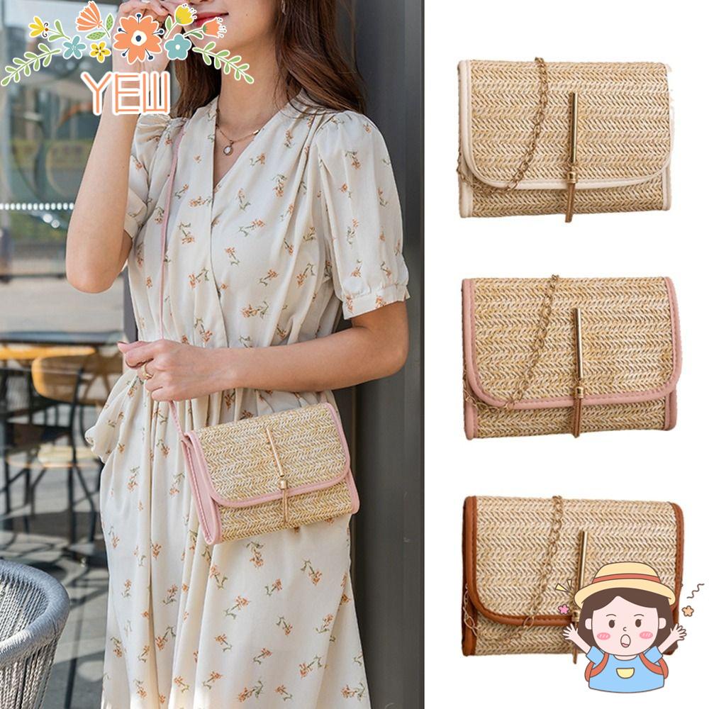 Túi Xách Đan Rơm Thời Trang Mùa Hè Cho Nữ