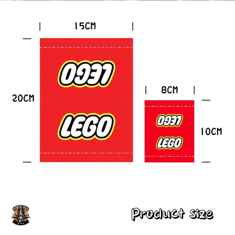 Miếng Dán Trang Trí Xe Hơi Hình Lego Sáng Tạo Độc Đáo