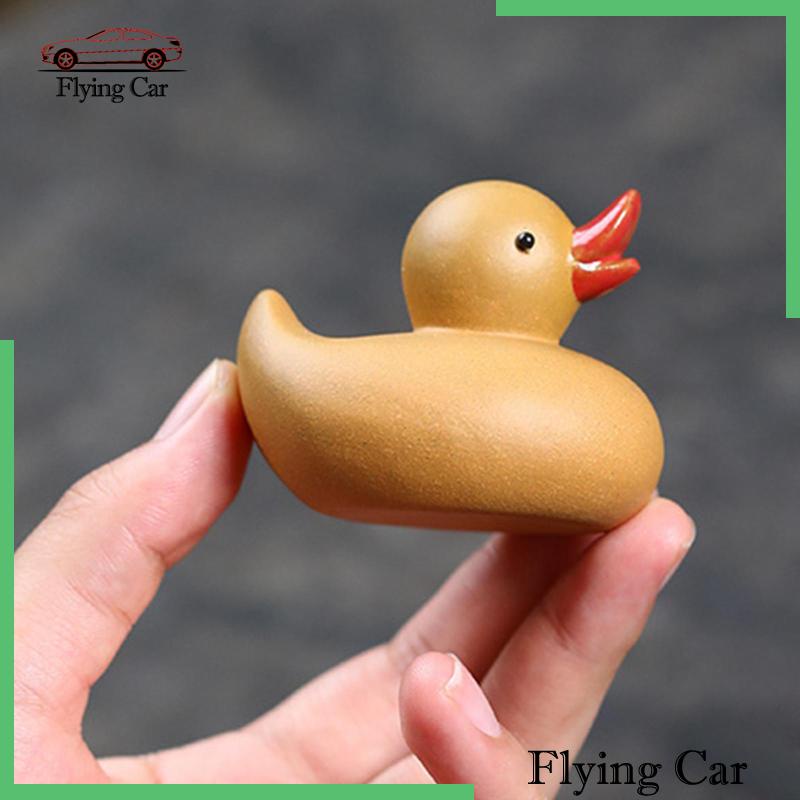 Tượng Vịt Đất Sét Thu Nhỏ Điêu Khắc Thú Cưng / Động Vật Trang Trí Tủ Chạn Khách Ngoài Trời