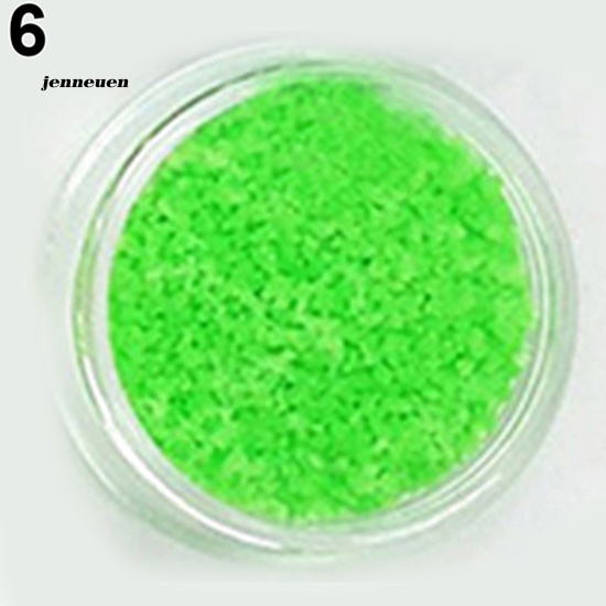 1 Hộp Bột Dạ Quang Lấp Lánh Trang Trí Móng Tay Nghệ Thuật