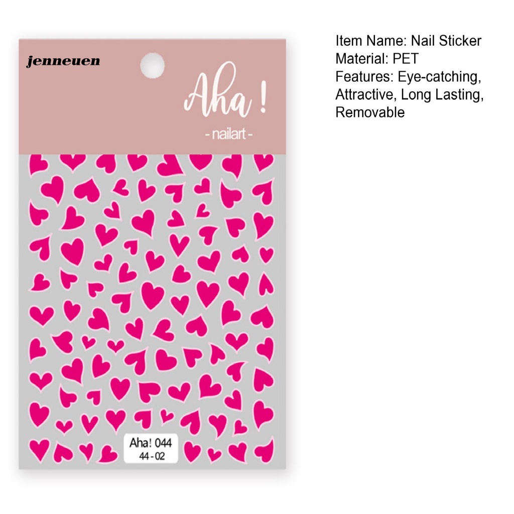 Miếng Dán Trang Trí Móng Tay Nghệ Thuật Tháo Rời Được Tiện Lợi Dành Cho Salon