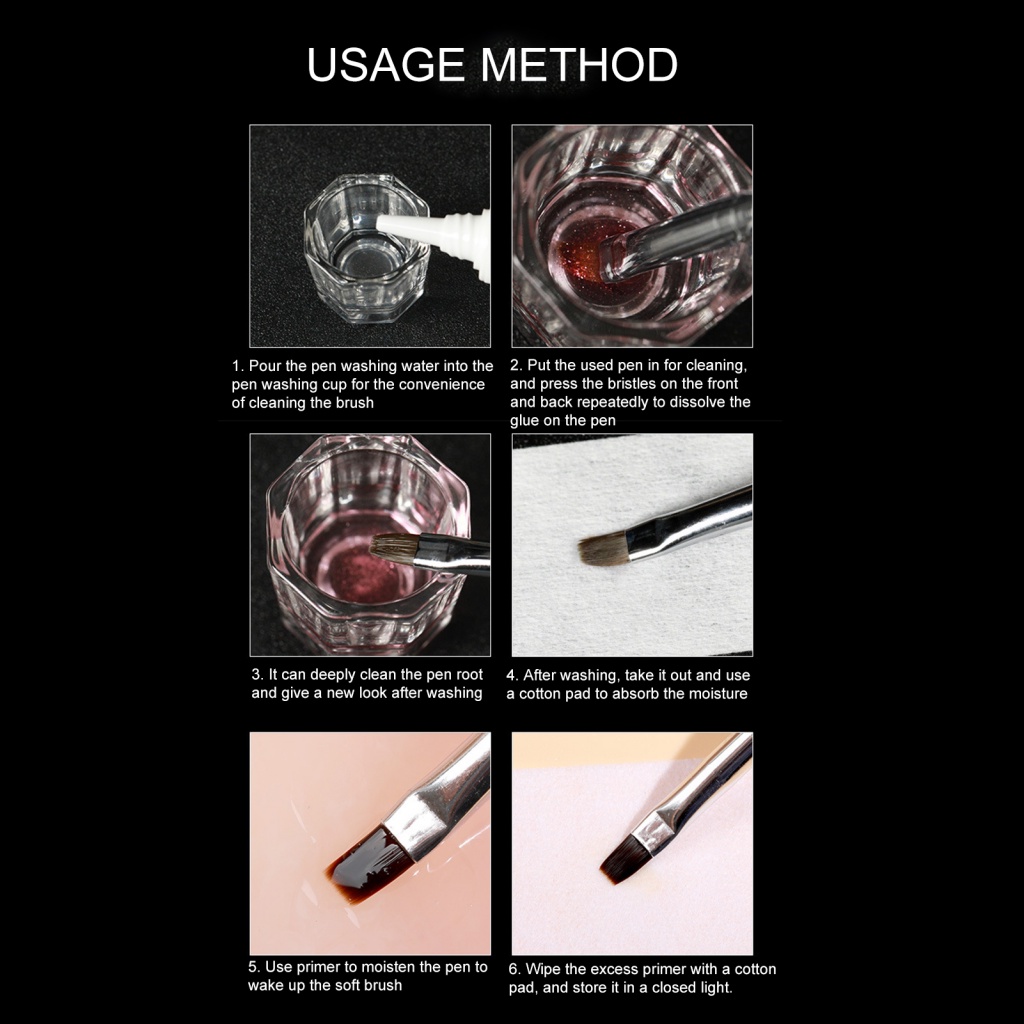 Cọ Sơn Móng Tay An Toàn Không Mùi