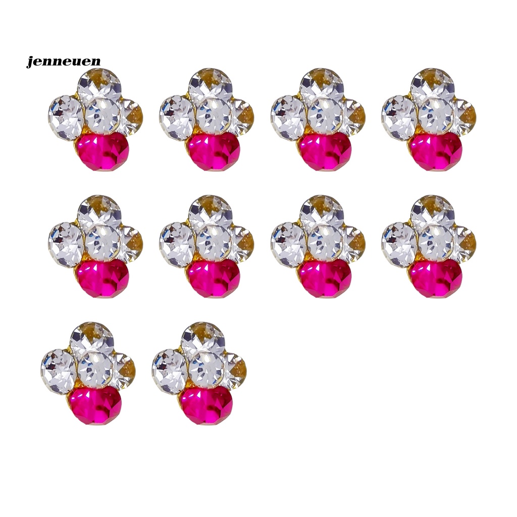 Set 10 Hạt Cườm Đá Mini Trang Trí Móng Tay Nghệ Thuật Sáng Tạo