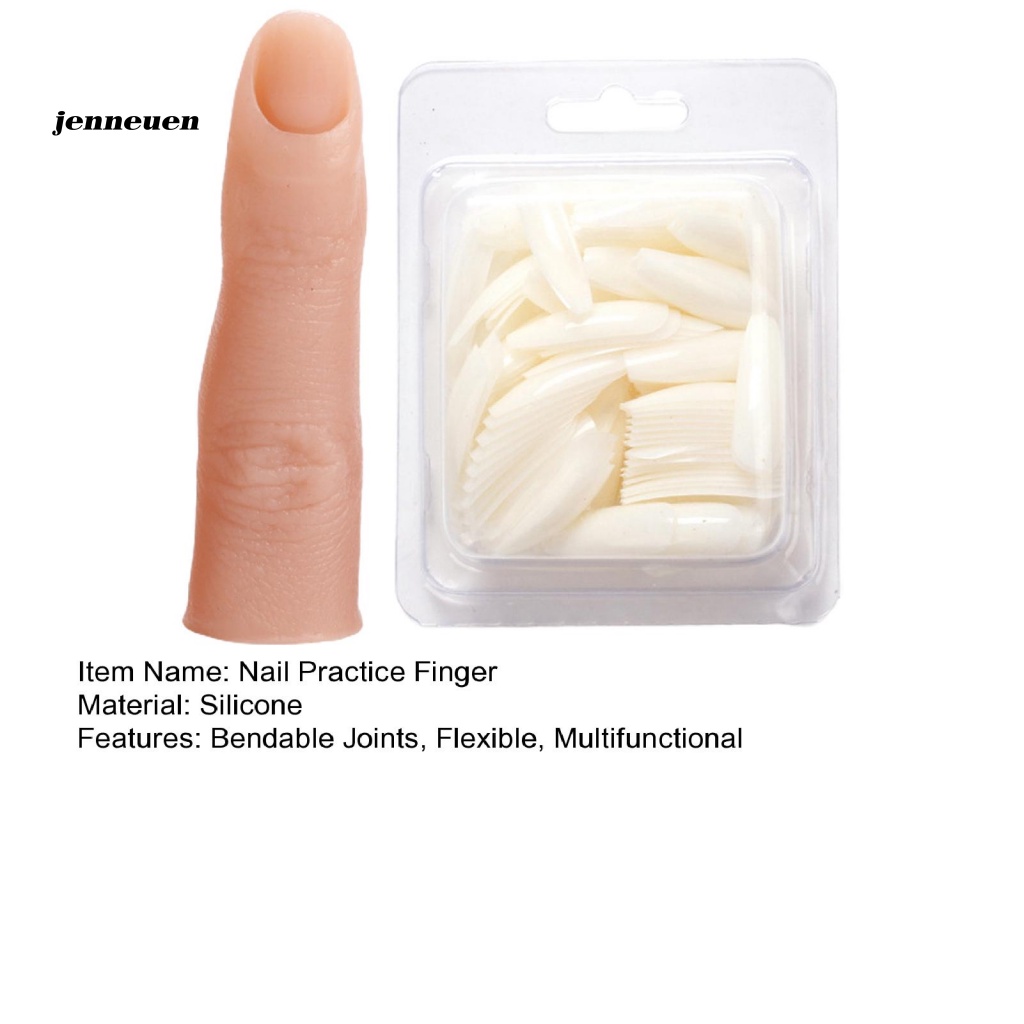 1 Bộ Dụng Cụ Luyện Tập Làm Móng Bằng Silicone Linh Hoạt Chuyên Nghiệp