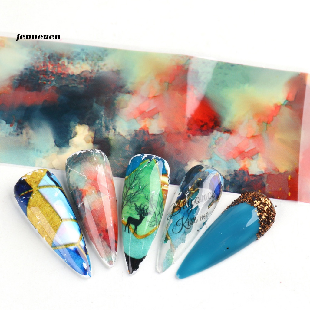 Set 10 Lọ Gel Sơn Móng Tay Họa Tiết Bầu Trời Sao Dùng Trang Trí Nghệ Thuật