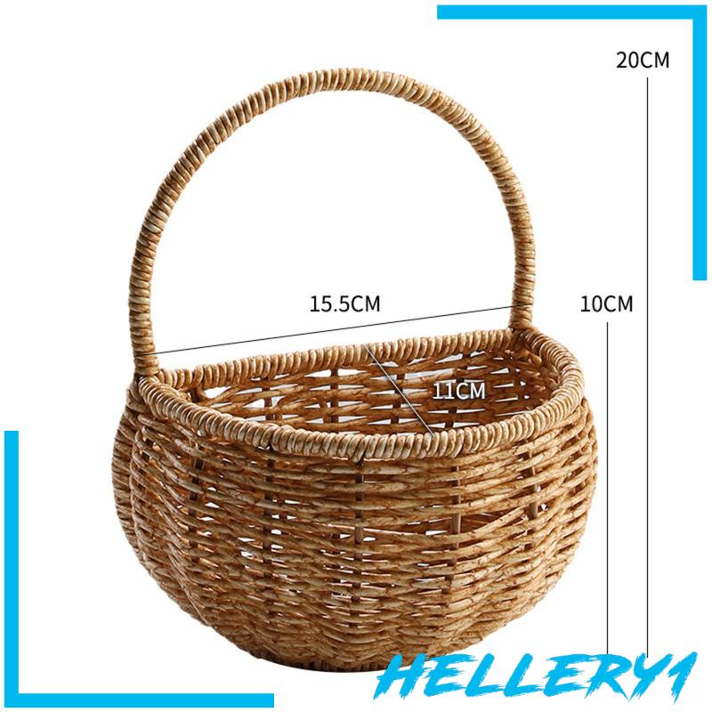 Giỏ Đựng Trái Cây Dạng Treo Có Tay Cầm Tiện Lợi Dành Cho Nhà Bếp / Phòng Tắm