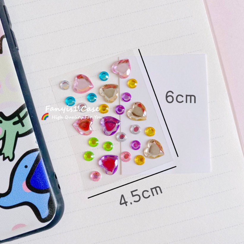 Miếng Dán Trang Trí Hình Kim Cương 3D Bằng Acrylic Cho Trẻ Em