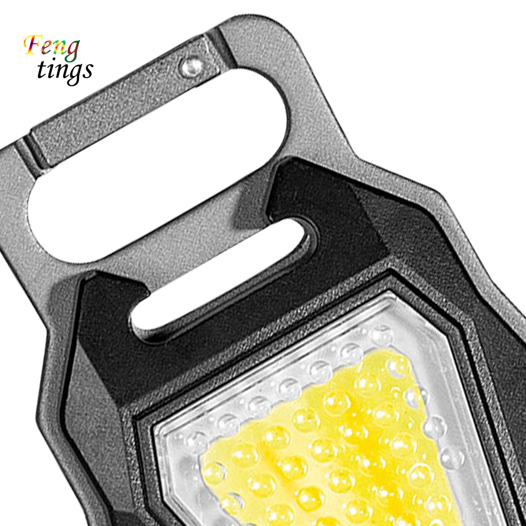 Móc Khóa Có Đèn Led 3 Màu Siêu Sáng Bằng ABS Sức Chứa Lớn Siêu Nhẹ Tiện Dụng Cho Leo Núi / Dã Ngoại